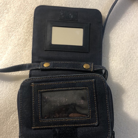Vtg mini Demin cross body bag / purse . - Picture 10 of 17